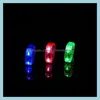 Party Favor Lyse LED -armband Sound Controlled Light Up Activated Glow Flash Bangle For Festival Party Concert Bar VT0108 Drop de Dhjz0