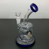 Tubi di fumo Narghilè Bong Glass Rig Oil Water Bong Bottiglia di narghilè in vetro stampato in stile cartone animato classico