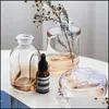 Vazen vaase glas transparante bloem vazen ​​voor huizen droge aromatherapie desktop woonkamer decoratie accessoires home noch homeIndustry dha3q