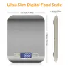 Ferramentas de medição de 10kg5kg ozmllbg escala de cozinha aço inoxidável Pesação de alimentos Diet Balance Ferramenta LCD Electronic S 220830