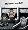 Lige/ Double Display Electronic Quartz Titta på ny design Lysande armbandsur Waterproof Wrist Watch LG8922