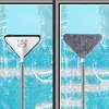 Tampons de sol pièces Triangle vadrouille pour laver le verre plafond poussière nettoyage raclette cuisine mur sols plats fenêtres télescopique essuie-glace ménage 220901