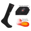 Sports Socks Electric Heated Feet Warmer USB Rechargable Battery Thermal Heating Winter Sport Sock