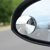 Interiörstillbehör 1/2st HD vid vidvinkel justerbar bil bakvy konvex spegel Auto bakre bakre fordon blind spot Rimless