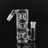 vórtice Ashcatcher Gosta de vidro grosso Perc tem muitos bolhas apanhador de cinzas para bong bong dab rigas de água tubos de água