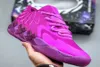 2023Lamelo zapatos LaMello Ball MB.02 Rick and Morty Shoes be you With Box kids Basketball Sport Shoe Trainner Sneakers Tamaño 4-12Lamelo shoes