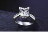 Vecalon 2016 Bonne de mariage de bijoux de mode 2016 pour les femmes 2ct cz diamant ring 925 sterling argent bang femelle ring31418058423