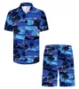 Survêtements pour hommes Costumes pour hommes Summer Hawaii Print Shirt Casual Beach Suit Mode Séchage rapide Tops à manches courtes Cool Shorts Vente Set