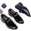 Chaussures en cuir verni mocassins chaussures habillées pour hommes bureau mode chaussures d'affaires zapatos de vestir hombre chaussure