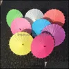 Umbrellas Chinese Japanesepaper Parasol Paper Umbrella For Wedding Bridesmaids Party Favors Summer Sun Shade Kid Size 128 G2 Drop Del Dhqwc