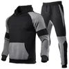 Herren -Tracksuits 2022 Casual Trainingsanzug M￤nner Sets Hoodies und Hosen 2 St￼ck/Sets Rei￟verschluss mit Kapuze -Sweatshirt -Outfit Sportswear m￤nnlicher Anzug Kleidung