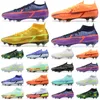 Cleats Shoes Soccer Phantom GT2 Dynamic Fit df Elite FG Firm Ground Cleat Football Sneakers Mens Trainers Boots High Low Black Golden Orange Purple