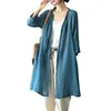 Women's Blouses Thin Distressed Simple Casual Long Shirt Sunscreen Coat Daily Clothing