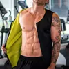 Unterhemden Neopren Sauna Workout Anzug Männer Taille Trainer Korsett Abnehmen Weste Reißverschluss Body Shaper Unterhemd Tank Top Shapewear