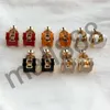 mode letter stud oorbel Merk ontwerper ontwerp goud Zilver studs oorbellen sieraden Klassieke oorbellen voor vrouwen Wedding Party Gift multicolor opties met doos