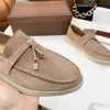 Mode herr dam loafers causal skor klassisk läder mocka mmtal lock Slip-On plattform sneaker multicolor massage sula sko Platforme herr designer sneakers