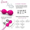 Nxy Oeufs Oeufs Vibrants Télécommande Kegel Balls Exercice Serré Vaginal Geisha