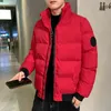 Kurtki męskie Mężczyźni Slim Winter Ceats Stand FLARL 7xl Casual Jaquetas Nowa moda mężczyzna grubszy ciepłe dopasowanie Parkas Krótki winnik L220830