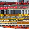 Containertransport Semi-Trailer LXP9400TJZ20 Transport von 20 Fuß Container Gesamthöhe des Rahmens am Traktionsstift 90 mm