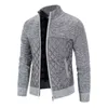 メンズセーターメンメンウィンタージャケットセーターコートベストセーター良質男性スタンドアップカラーベストスリムフィットセーターサイズ3xl L220831