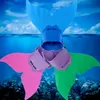 UPS Adjustable Mermaid Swim party favor Fin Diving Monofin Swimming Foot Mono Fin Fish Tail SwimTraining For Kid Children Christmas Gifts