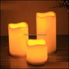 Décoration De Fête De Mariage Célébration Bougies Led Romantique Électronique Commutateur Partie Vague Bouche Lampe Guide Environnemental Lampes Ne Dh7C0