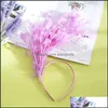 Party Favor Girl Feather Hair Hoop Party Head Band Wedding Classic Headwear Fashion Selling With Blue Green Color 11dx J1 Drop Delive DHH8I