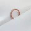 Rose Gold Sparkle Hearts Ring Women Mens Full Cz Diamond Wedding Jewelry for Sterling Silver Girl Girl Gift Rings with Original Box5092887
