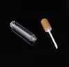 300pcs Container bottle 5ml Bamboo Lip Gloss packing bottle Balm Tube empty Cosmetic Container
