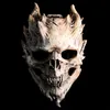 Партийная маски ужас Хэллоуин Скелетный череп воин Смерть демон Маска Маскарад 220901