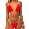 Kadın Mayo Rhinestone Crystal Daimond Tassel Bikini 2022 Kadın Mayo Kadın İki Parçaları Set Halter Mayo Takım