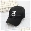 Ball Caps Black Khaki Pink The Rapper 3 Dad Hat Letter Embroidery Baseball Cap Hip Hop Streetwear Frog Snapback Daddy Hats Drop Deliv Dhjol