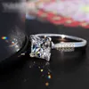 Vecalon 2016 Fashion Jewelry Engagement Women for Women 2CT CZ Diamond Ring 925 Sterling Silver Memaly Band Finger Ring31418058423