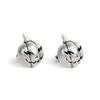 Charme mignon Halloween citrouille S925 boucles d'oreilles en argent Sterling personnalisé Punk Stud femmes mode oreille bijoux TSE432 220901