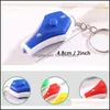 Partation Favor UV Light Money Detector Keychain Mini LED Traviolet Key Chain Fashion Portable Ring Wholesale 4 Colors DBC VT0383 DROP DE DHECV