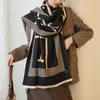 Зимний кашемировый шарф женщин 65x185 см самка