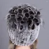 Berretti da donna Cappello per pellicce per inverno Natural Cap Capione russa Chiesa 2022 BASI DI FASHIO BASSAGGIO