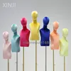 Fashionable Full Body Mannequins Red Color Linen Fabric Child Dummy kids mannequins Clothing Store Children's Model Props Display Stand for Clothes Displays