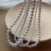 Chaînes Coréenne À La Main Imitation Perle Collier Perle Chaîne Punk Dames De Mariage Courte Clavicule Fille Charme Banquet Bijoux Cadeaux