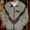 Men's Jackets US Army Reflective Windbreaker Training Sports Jacket Water Resistant PT Jacket Msn 220831