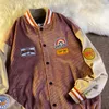 Damenjacken, College-Stil, Cord-Stickerei, Baseball-Uniform für Männer und Frauen, Paare, amerikanische Retro-Street-Trend-lose Jacke 220901