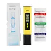 PH Meter Lab Supplies Test Pen Portable Detector 0.01 Noggrannhet Fisk Tank Surhet Avloppsdetektering Vattenkultur Vattenkvalitet Detektion