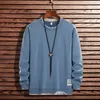 Männer Hoodies Sweatshirts Gefälschte Zweiteilige Männer Pullover Im Trend Japanische Lose All-Match-Mode Lange Ärmel Frühling Und Herbst Dünne Pullover Männer L220901