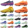 Zapatos de tacos de fútbol Phantom GT2 Dynamic Fit DF Elite FG Tacos de suelo firme Zapatillas de fútbol Zapatillas de deporte para hombre Botas altas y bajas