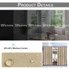 Curtain 180cm Wide Large Patio Pergola Blackout Curtains Outdoor Waterproof Windproof Window Drapes Home Thermal Insulated Decor