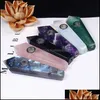 Smoking Pipes Natural Crystal Smoking Pipe Gemstone Healing Tower Point Tobacco Pipes 30 Colors Drop Delivery 2021 Home Garden Househ Dhryw