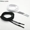Weiou Round Sway Rope Printed Reselaces White Black Kids Adult Shoelace Printing Shoe Strings Smart Watchet205o
