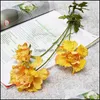 Ghirlande di fiori decorativi Fai da te Simation Fiore Ramo singolo Fiori manuali Moda di alta qualità Arredamento per la casa Decorare Vendita 3 7H Dhlsf