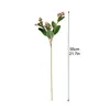 Fleurs décoratives bouquet de fleurs artificielles Mini décoration bricolage accessoires double têtes en plastique 55cm Bundle mariage lumineux fête à la maison faux