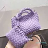 크로스 바디 여성 직조 숄더 가방 토트 핸드